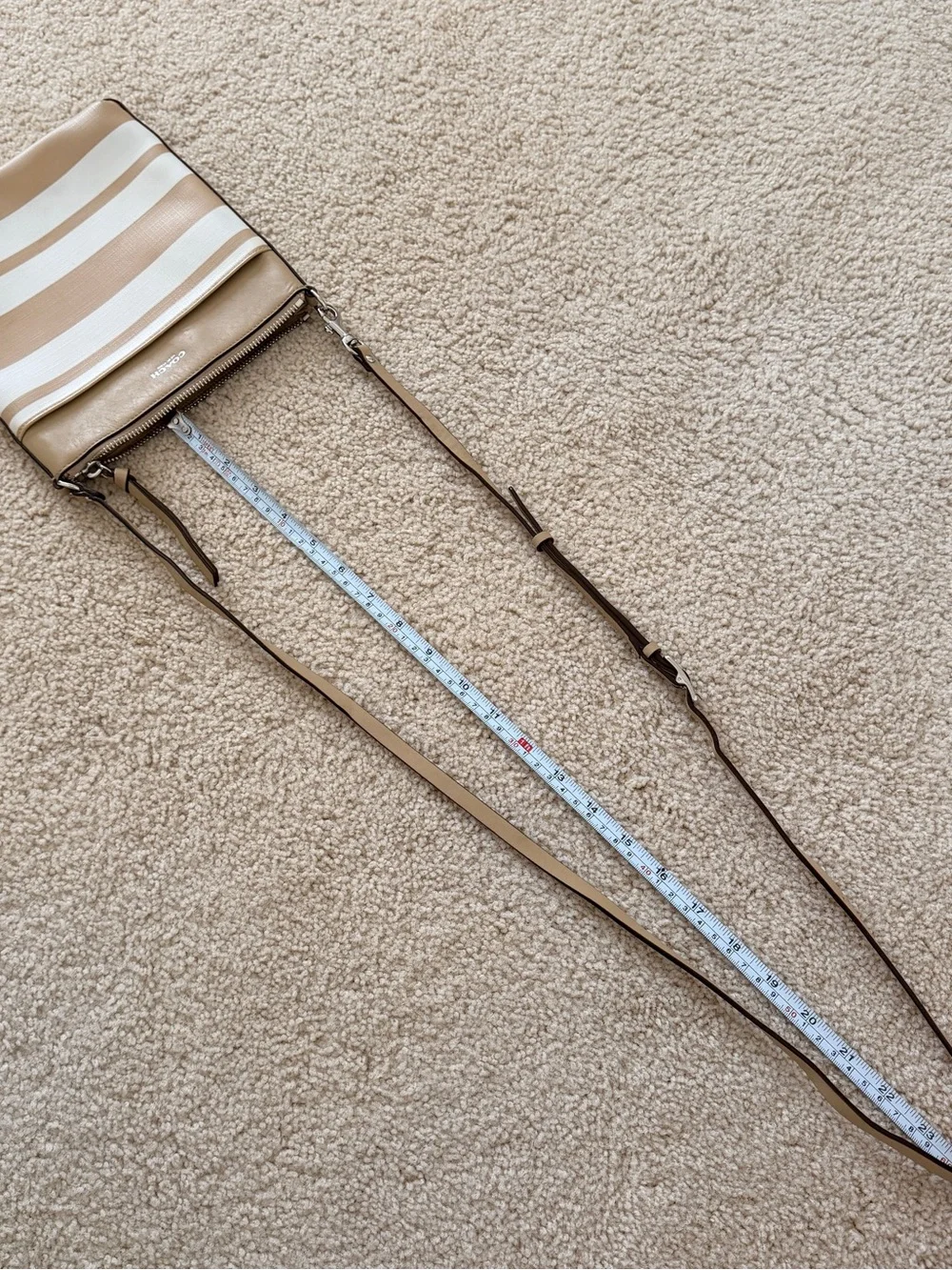 Coach bleecker striped